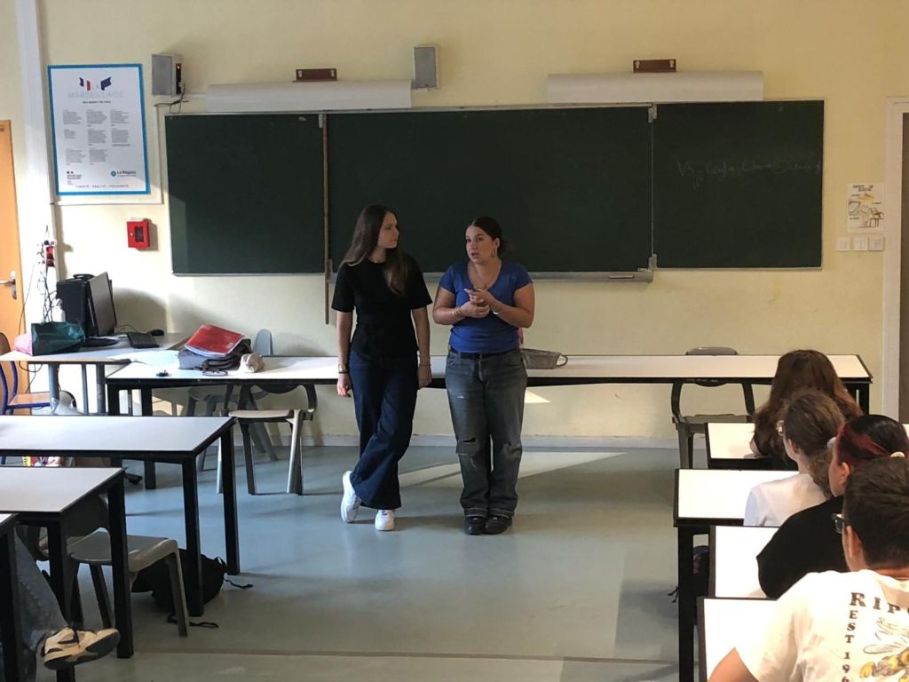 Parrainage de rentrée entre les BTSA TC UJAC de la voie scolaire